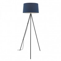 Telbix-Anna Floor Lamp 40wE27 max  H1540 D480 Black , Blue , White / Black Coal 